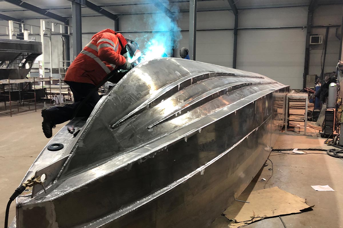 tch marine fishing boat on the shore